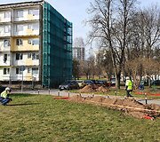 Renovacijos ženklai senajame Vilniaus Žirmūnų rajone