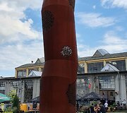 Industrinio kultūros centro aplinka ir eksponatai