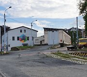 Industrinio kultūros centro aplinka ir eksponatai