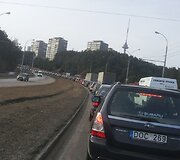 Spūstis Laisvės prospekte nusidriekė kelis kilometrus (asociatyvinė nuotr.).