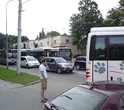 Dėl nedidelės avarijos Olandų gatvėje susidarė nemaža spūstis.