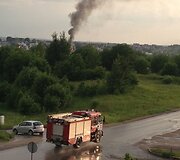 &Scaron;e&scaron;tadienio vakarą ugniagesiai skubėjo į gaisrą prie Vilniaus
