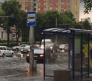 &Scaron;e&scaron;tadienio liūtis kai kurias Kauno gatves pavertė upėmis