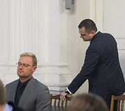 Andrius Riabčiukas ir Eugenijus Ivanenko (de&scaron;iniau)