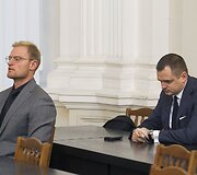 Andrius Riabčiukas ir Eugenijus Ivanenko (de&scaron;iniau)