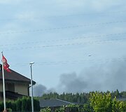 Sraigtasparnis vir&scaron; gaisro vietos