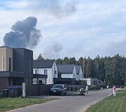 Gaisro dūmai kelia nerimą aplinkiniams gyventojams