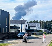 Gaisro dūmai kelia nerimą aplinkiniams gyventojams