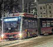 Eismo sąlygos Vilniuje vidurnaktį