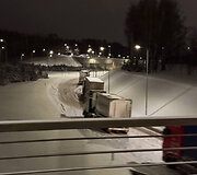 Naktį stojęs eismas Vakariniame aplinkkelyje