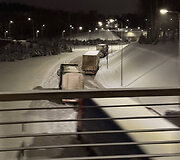 Naktį stojęs eismas Vakariniame aplinkkelyje