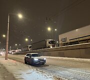 Eismo sąlygos naktį Vilniuje