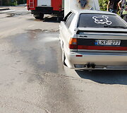 Apdegęs &bdquo;Audi&ldquo; automobilis