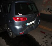 &bdquo;Mazda&ldquo; įvykio vietoje