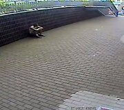 Dviračio vagystė: prie atraminės sienelės savo &scaron;anso lūkuriuojantis įtariamasis.