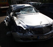 Automobilis &bdquo;Mercedes-Benz&ldquo; po avarijos