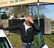 Sulaikytas traktoriaus vairuotojas