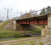 Geležinkelio tiltas per Bražuolės upę