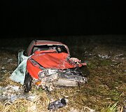 Automobilis &bdquo;VW Passat&ldquo; įvykio vietoje 