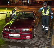 BMW įvykio vietoje
