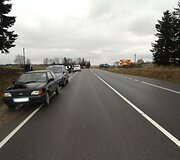 Fordo vairuotojas buvo sąžiningas: sustojo įvykio vietoje