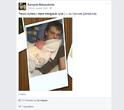 &bdquo;Tetuko sūnelis. Mano brangiausi vyrai&ldquo;, &ndash; socialiniame tinkle ra&scaron;ė Samanta.