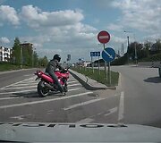 Sulaikytas motociklininkas