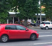 Įvykio vietoje netrukus po avarijos