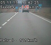 Užfiksuotas pažeidimas