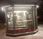Apmėtytas kioskas