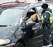 Policijos akcijos Tel&scaron;iuose akimirka