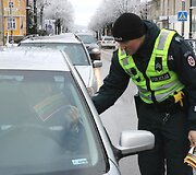 Policijos akcijos Tel&scaron;iuose akimirka