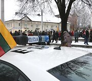 Policijos akcijos Tel&scaron;iuose akimirka