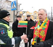 Policijos akcijos Tel&scaron;iuose akimirka