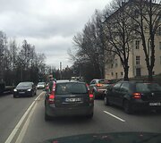 Sunkvežimio avarijos vietoje