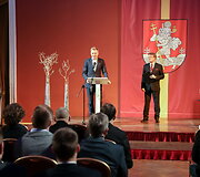 Padėkos vakaro akimirka