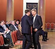 Padėkos vakaro akimirka
