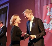 Padėkos vakaro akimirka