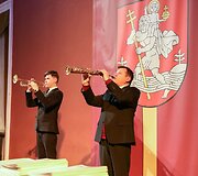 Padėkos vakaro akimirka