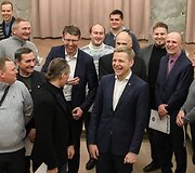 Padėkos vakaro akimirka