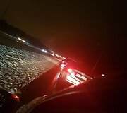 Spūstis įvykio vietoje ir jos prieigose