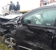 &bdquo;Lexus &ldquo; įvykio vietoje