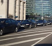 Spūstis po BMW avarijos