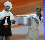 Audrus Bružas ir Karina Krysko