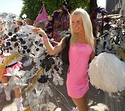 Latvijos blondinės &scaron;ventė Pasaulinę &scaron;viesiaplaukių dieną