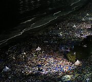 Jaunimas susitiko su popiežiumi Rio de Žaneire