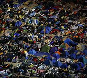 Jaunimas susitiko su popiežiumi Rio de Žaneire