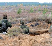 Pabradės poligone vyko taikos meto užduočių operacinių pajėgų &scaron;tabo ir padalinių vertinamieji mokymai &bdquo;Rudens &scaron;viesa&ldquo;.