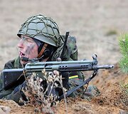 Pabradės poligone vyko taikos meto užduočių operacinių pajėgų &scaron;tabo ir padalinių vertinamieji mokymai &bdquo;Rudens &scaron;viesa&ldquo;.