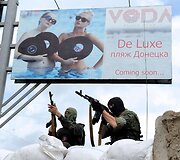 Iki &scaron;iol Donecką kontroliuoja prorusi&scaron;ki riau&scaron;ininkai